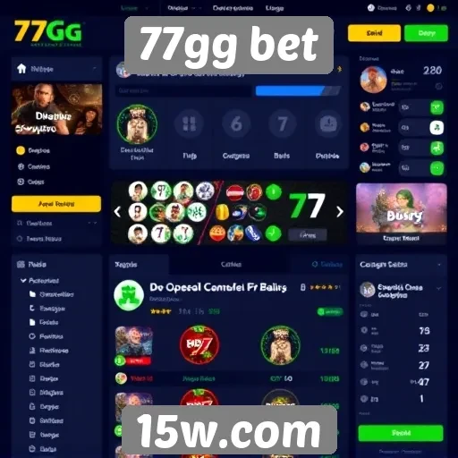 Interface e experiência do usuário no 77gg bet